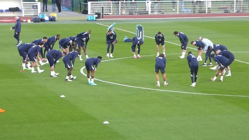 Kylian Mbappé ● Eduardo Camavinga ● Adrien Rabiot ● Training French Team (19/03/2024)