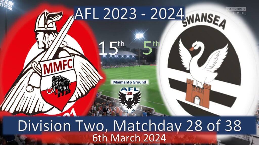2023 - 2024 Division Two MD29, Milne Mammaths v Swansea