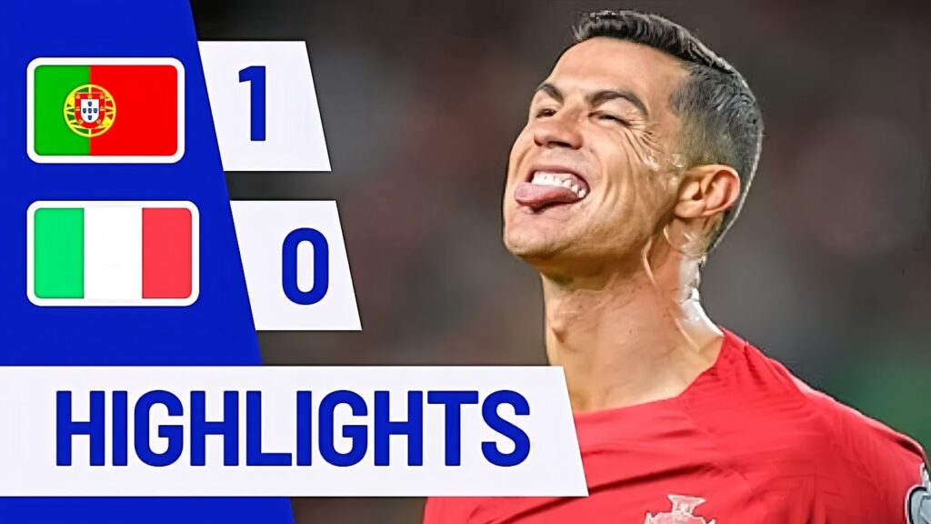 Portugal vs Italia 1-0 | Ronaldo Show EURO 2024 Qualifiers Highlights & All Goals