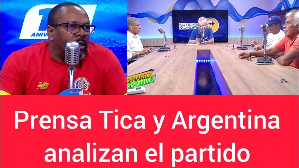 Prensa Tica Ilusionada Con Ganarle a la selección de Argentina