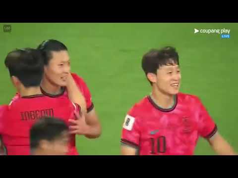 South Korea's first goal against Thailand by Lee Jae-sung