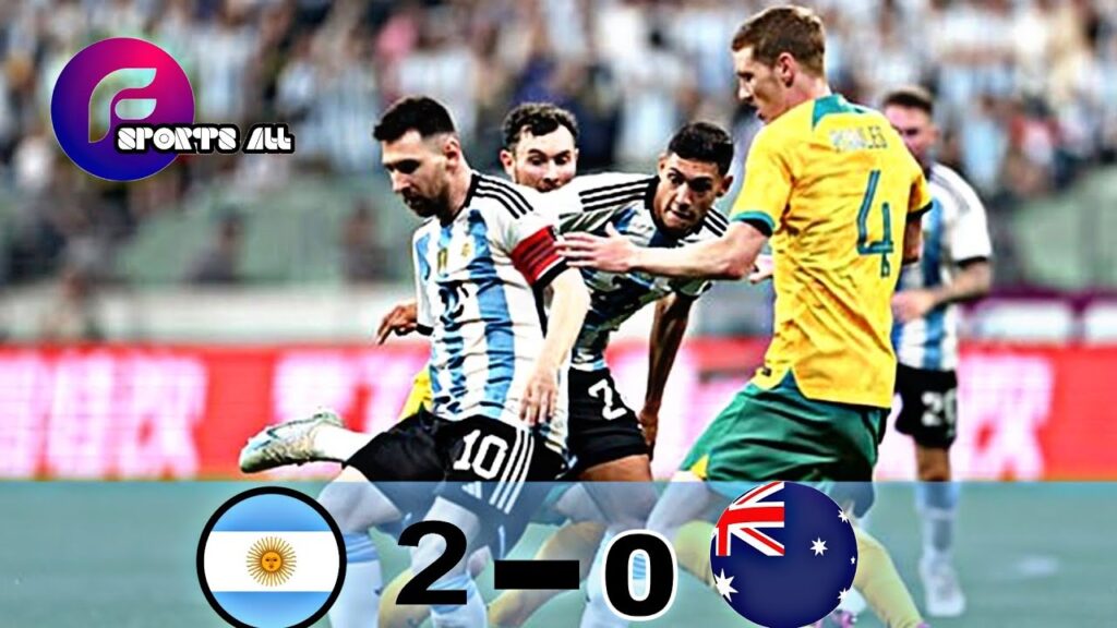 Australia vs Argentina= 2 - 0 Highlights #football #footballshorts #FSportsall