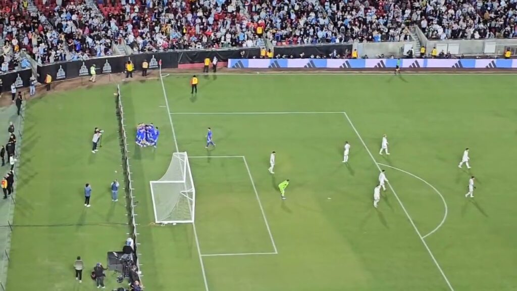 VIVO GOL ARGENTINA LAUTARO MARTINEZ VS COSTA RICA EN LOS ANGELES.