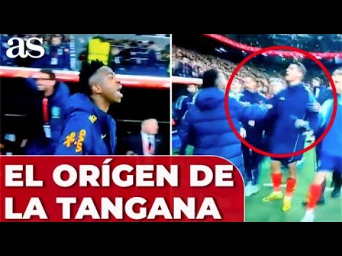 VINICIUS le RECRIMINÓ a MORATA sus GESTOS al PÚBLICO del BERNABÉU