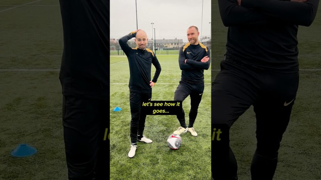 FIRST TOUCH challenge vs Christian Eriksen 😬😅