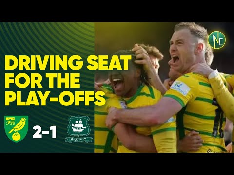 IN THE DRIVING SEAT FOR PLAY-OFFS! NORWICH 2-1 PLYMOUTH