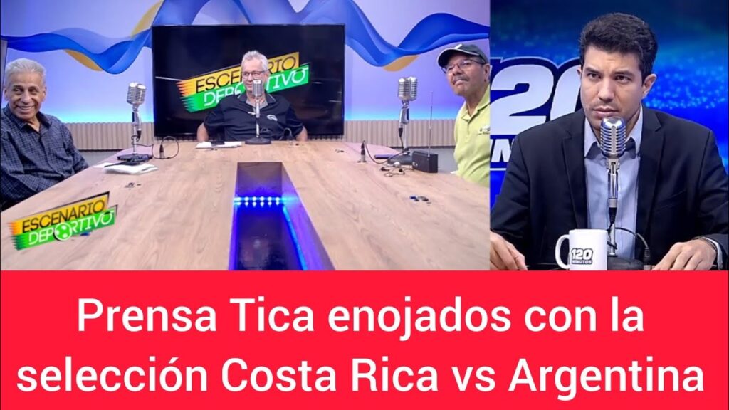 Ticos Molestos con su selección tras perder contra Argentina