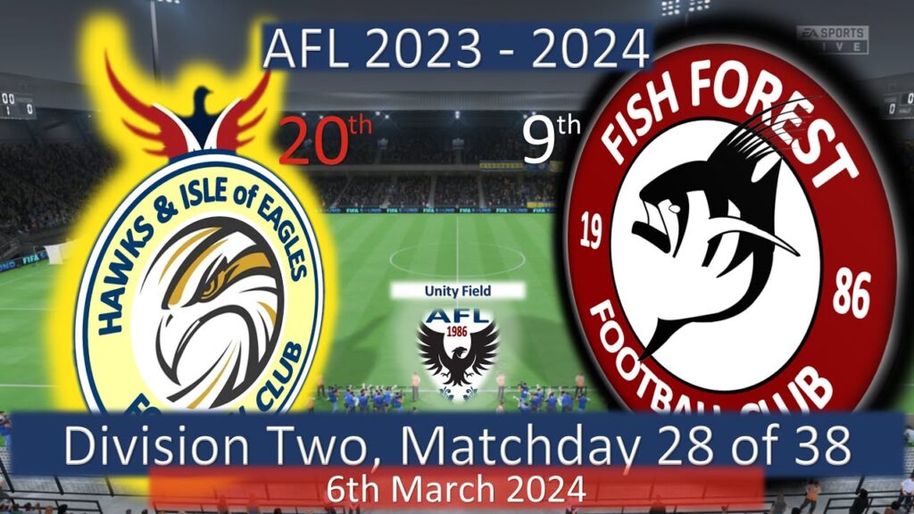 2023 - 2024 Division Two MD29, Hawks & Isle of Eagles v Fish Forest