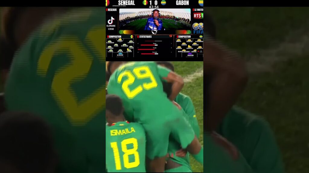 Le but splendide de MIKAYIL FAYE 😮 / Match Amical: Sénégal 3-0 Gabon #senegal #gabon #sénégal