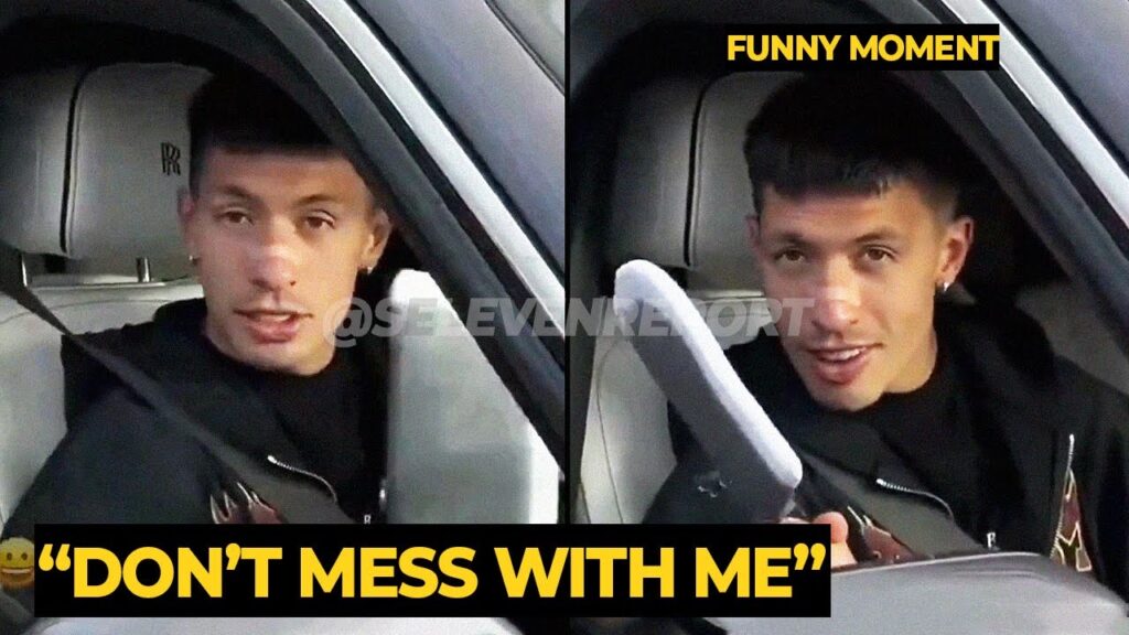 Funny moment when United fan gave Lisandro Martinez a toy butch*r kn**fe | Manchester United News
