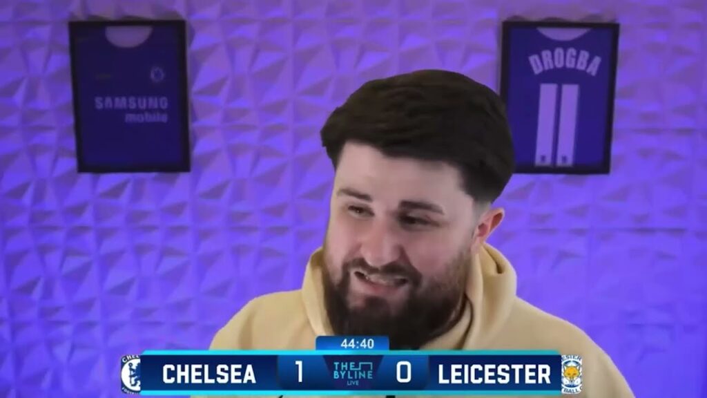 Raheem Sterling frustrated @ChelseaFansXI during our FA Cup win over Leicester 😅