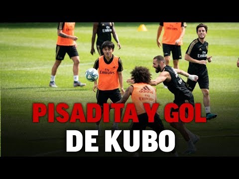 Takefusa Kubo y su maravilla en el entrenamiento I MARCA
