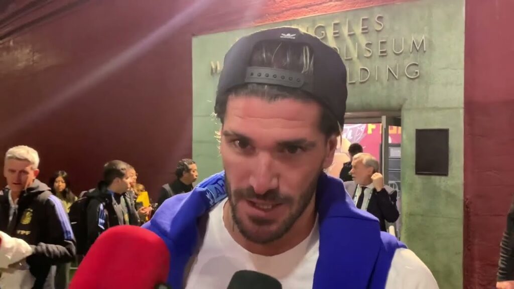 RODRIGO DE PAUL analiza SELECCIÓN ARGENTINA rumbo a COPA AMERICA 2024
