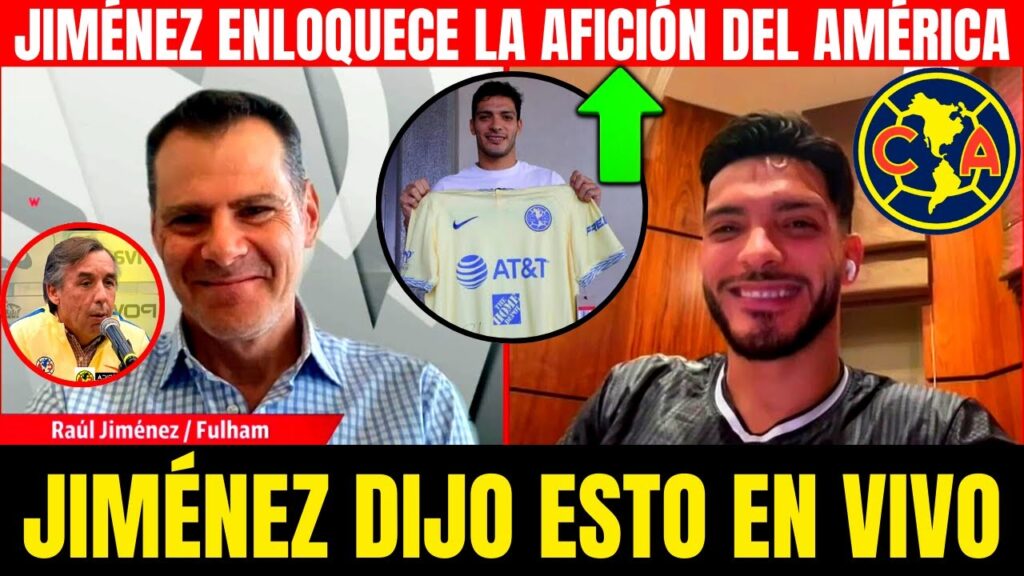 🤩✅️¡¡Exclusivo!! Raúl Jiménez Enloquece la Afición del AMÉRICA este Martes "REGRESO AL AMÉRICA"