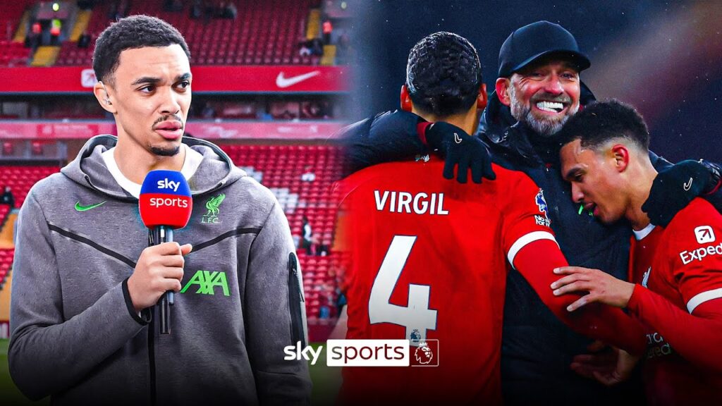"It's our LAST DANCE" 🏀💃 | Trent Alexander-Arnold on Liverpool winning the title for Jurgen Klopp 🏆