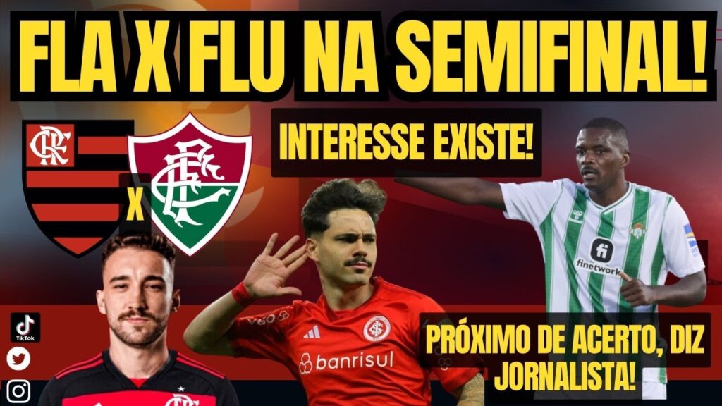 WILLIAM CARVALHO PODE SER REFORÇO DO FLA? MAURICIO INTERESSA? FLA X FLU NA SEMIFINAL! DO CARIOCA!