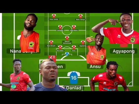 MATCHDAY..LAMTEY BREAK..BLAY AND QUATARRA START...AGYAPONG SIT..AS DANLAD.LEAD