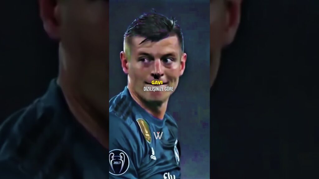 Toni Kross ve Gavi Arasında Geçen Konuşma #tonikross  #gavi #realmadrid #barcelona