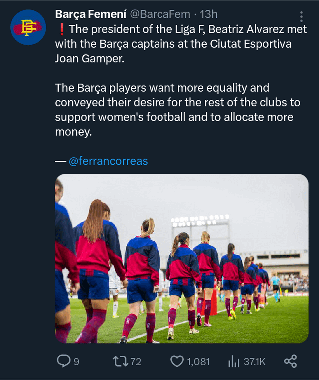 Barça Femeni really said