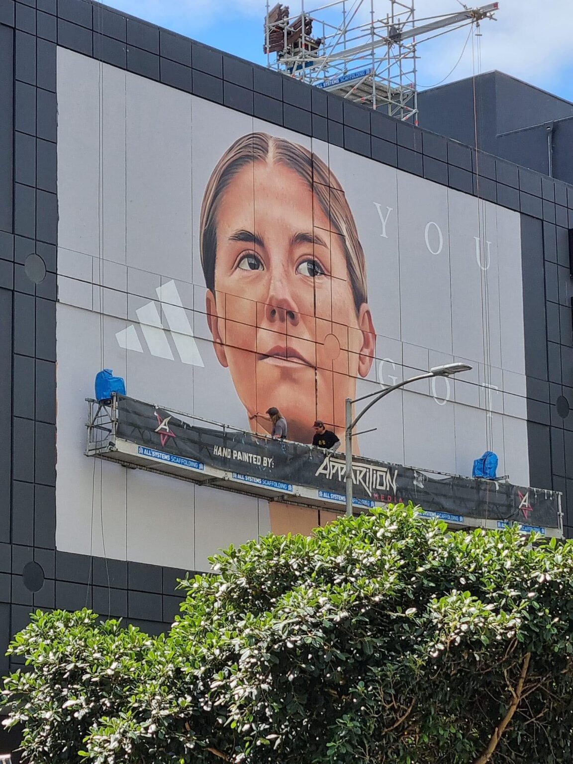 New art being painted in Melbourne