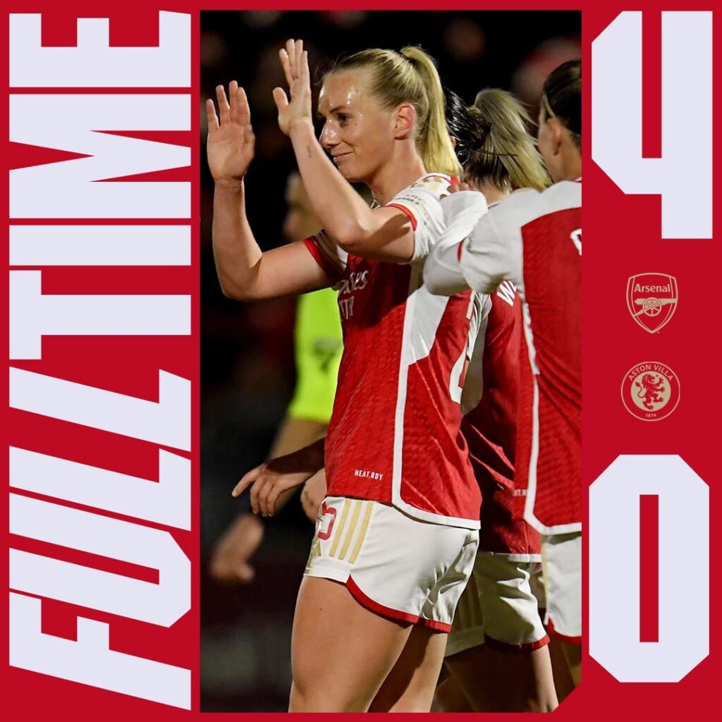 We’re through to the Conti Cup Final!!!