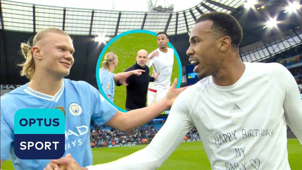 FULL TIME: Pep Guardiola plays PEACEMAKER and cools tension between Arsenal and City players 🫂