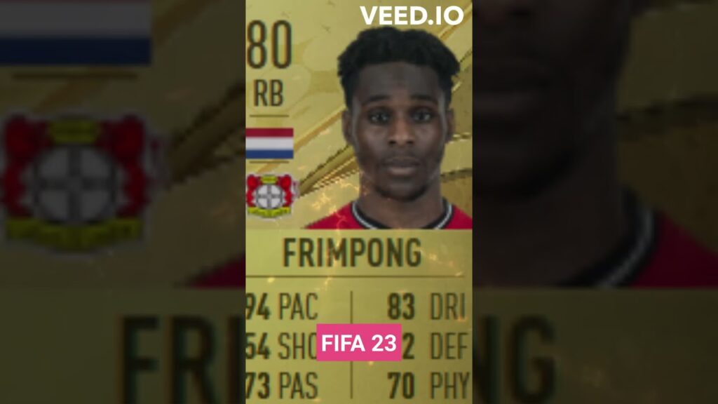 Jeremie Frimpong FIFAEvolution(FIFA15-FIFA 24) #fifa #ultimate #fifaevolution #shortsvideo #shorts