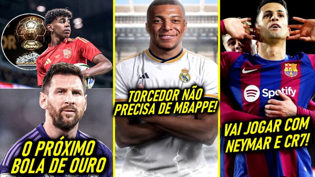 VAI JOGAR com NEYMAR? - MESSI falou ISSO de LAMINE YAMAL! -  ANCELLOTI RESPONDE sobre MBAPPÉ!