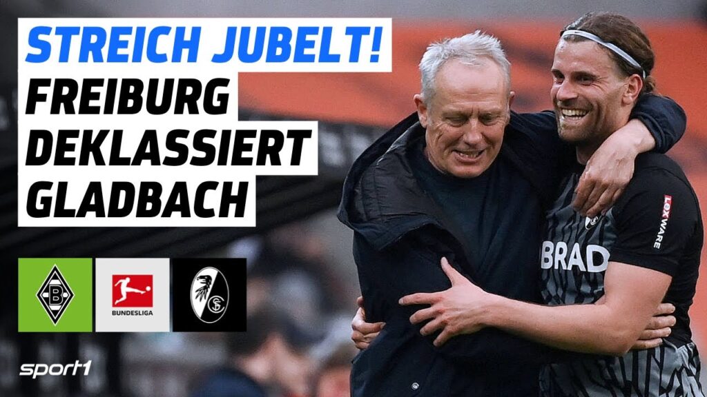 Borussia Mönchengladbach - SC Freiburg | Bundesliga Tore und Highlights 27. Spieltag