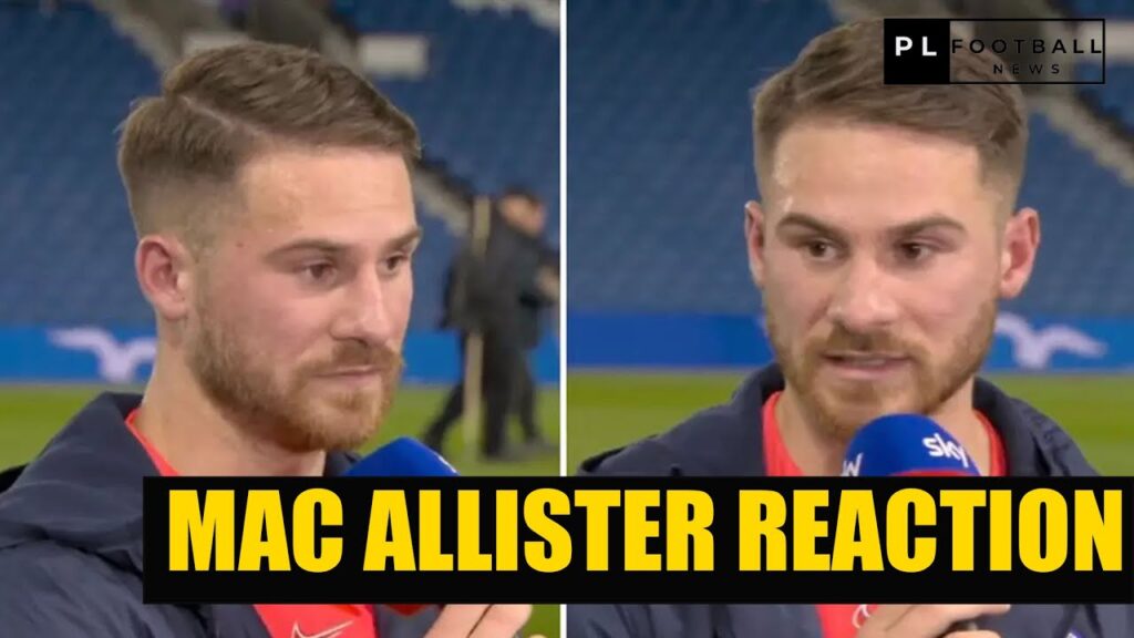 Liverpool vs Brighton 2-1 MAC ALLISTER  POST MATCH  INTERVIEW & REACTION ✅