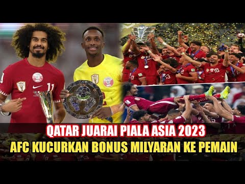 FANTASTIS! HADIAH JUARA PIALA ASIA 2023 | QATAR FULL SENYUM | HATTRICK AKRAM AFIF VIRAL