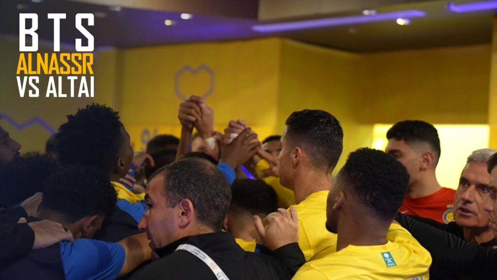 Ronaldo’s hat-trick and Otávio and Ghareeb goals || BTS AlNassr against AlTai 💛