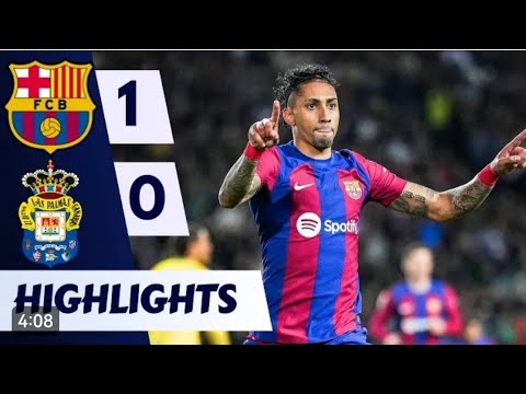 Les buts du Barcelone vs Las Palmas: Résumé du match 1-0