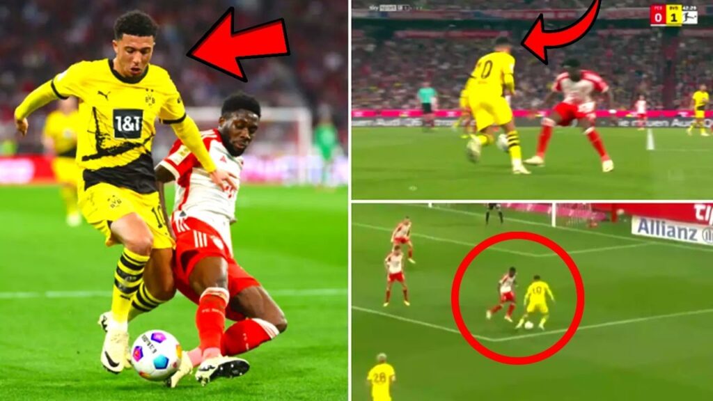 Arsenal Fans Say The Same Thing After Watching What Jadon Sancho Did To Alphonso Davies