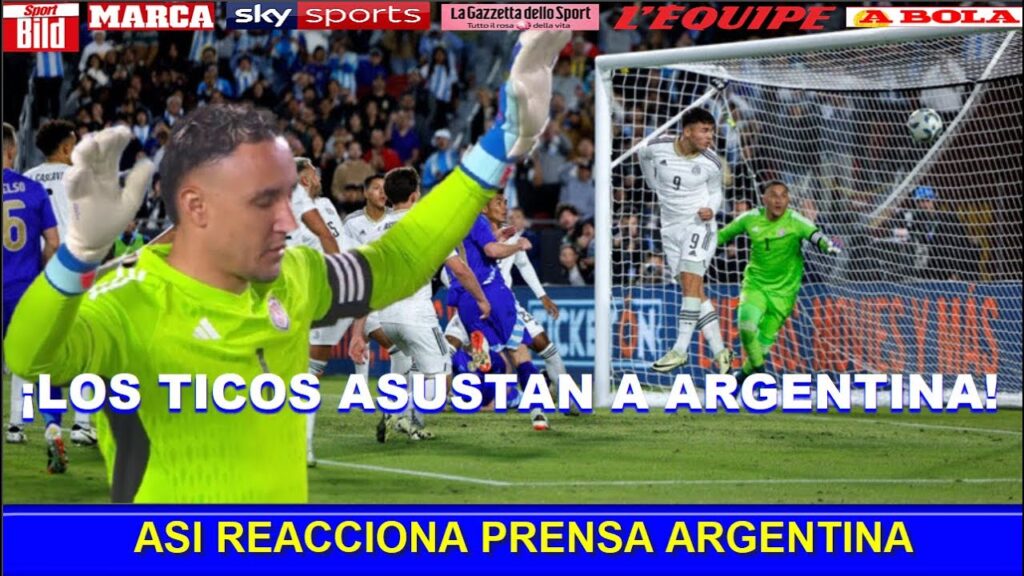 🔥 ASI REACCIONA PRENSA ARGENTINA a PARTIDO de COSTA RICA vs ARGENTINA AMISTOSO