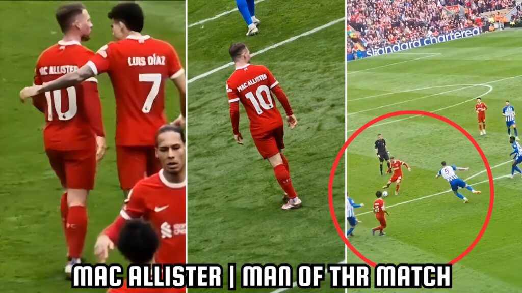 Alexis Mac Allister Amazing Perfomance vs Brighton | Liverpool vs Brighton