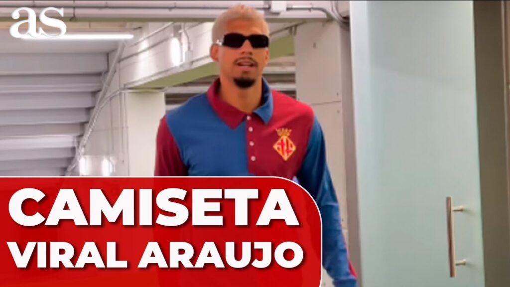 La CAMISETA VIRAL de RONALD ARAUJO tras el BARCELONA VS NÁPOLES