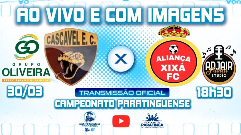 Cascavel X Aliança - Campeonato Paratinguense 2024
