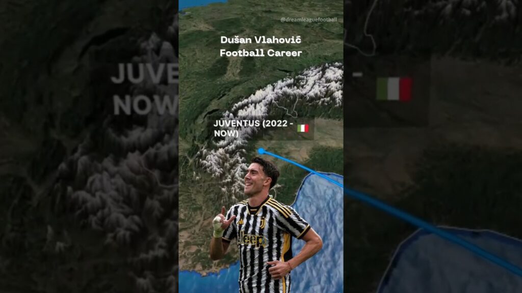 Dušan Vlahović Football Career 🇷🇸 #dusanvlahovic #juventus #footballcareer #vlahovic #serbia