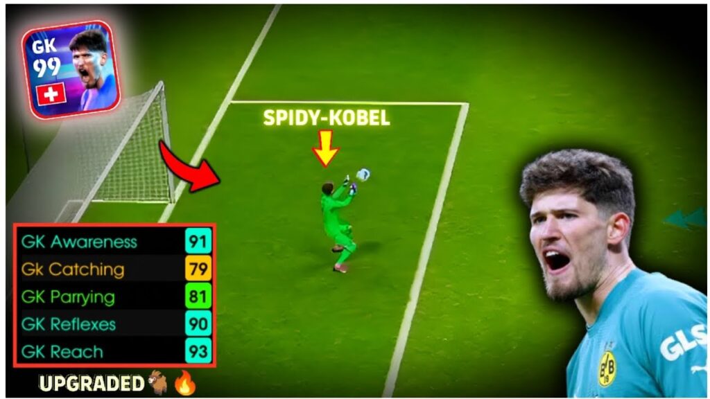 UPGRADED 99 G. KOBEL | Better Than All Goalkeepers..!😮🔥 | Kobel Efootball 24 | Efootball 2024 Mobile