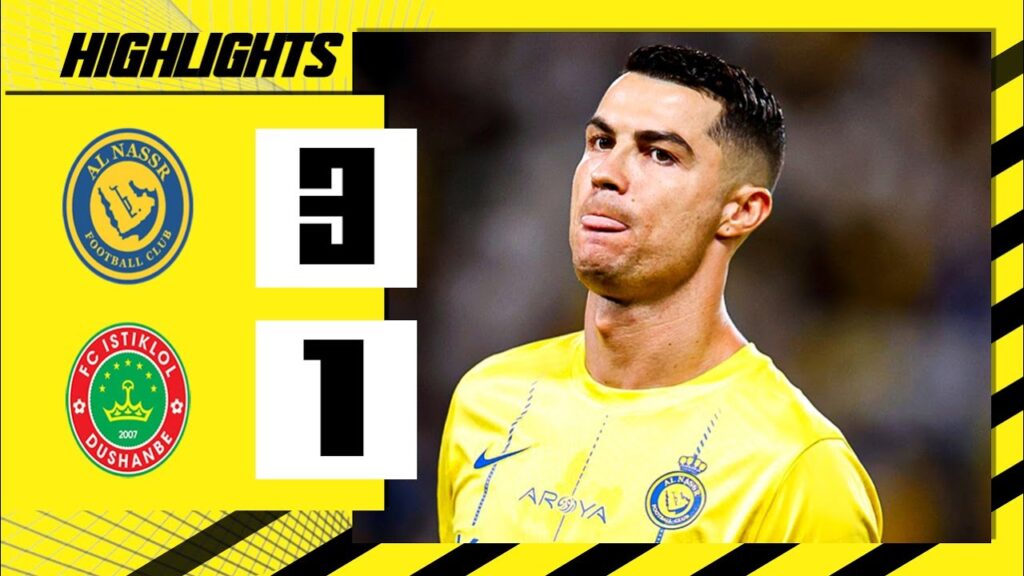 Cristiano Ronaldo Stunning Goal | Al Nassr vs Istiklol 3-1 Highlights & Goals