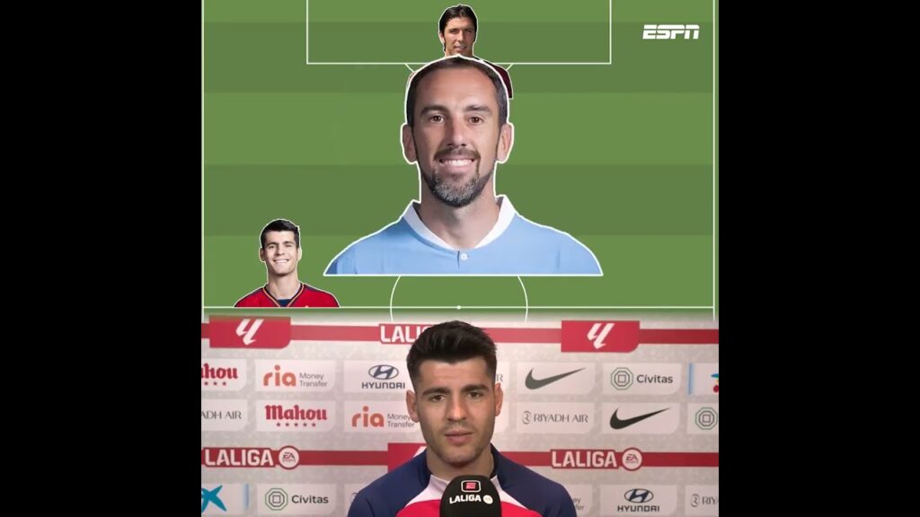 Alvaro Morata picks his ultimate 5-a-side team 🤩 #shorts