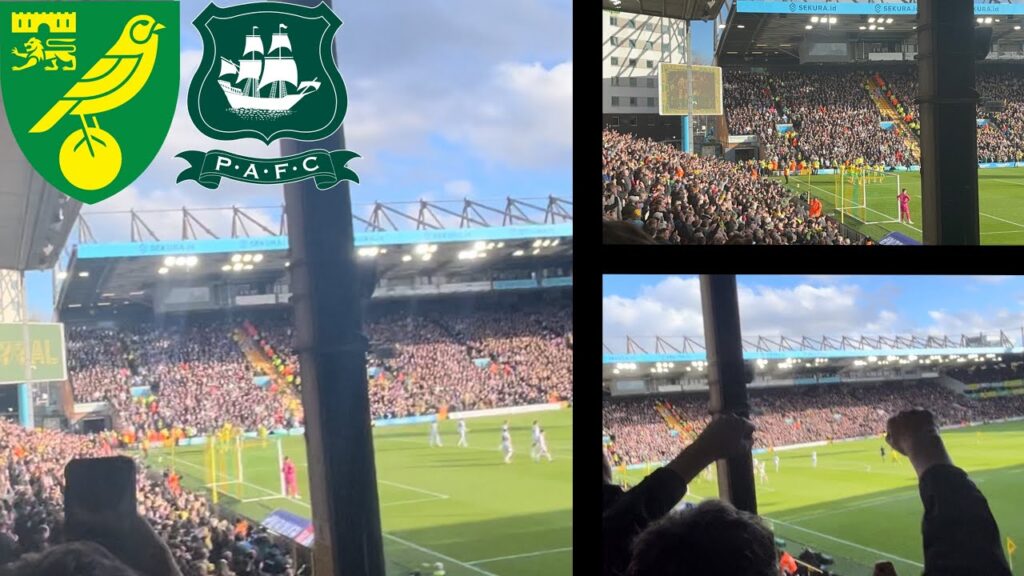 *NORWICH COMEBACK VS PLYMOUTH IN A MASSIVE WIN* Norwich City 2-1 Plymouth Argyle | Matchvlog