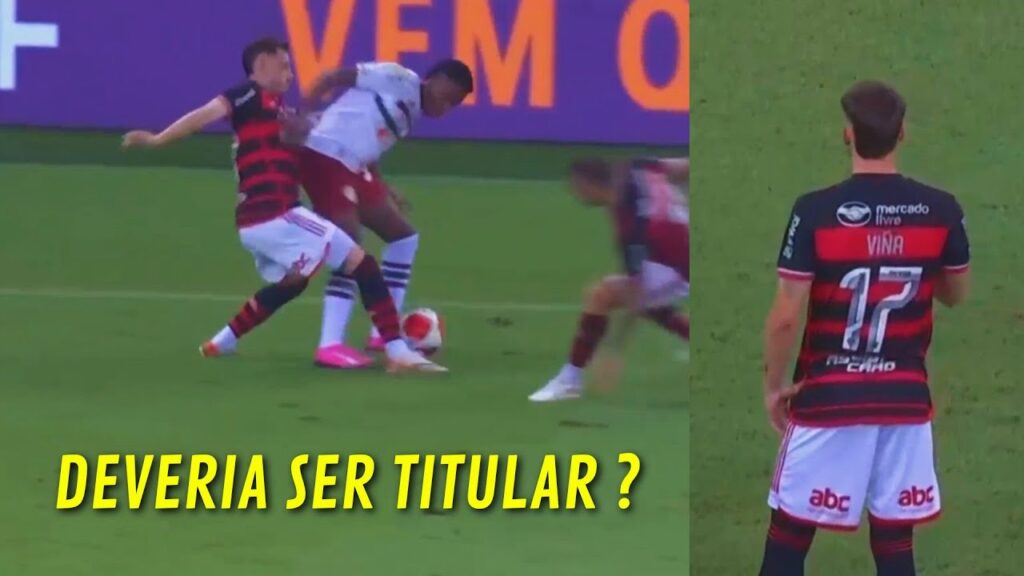 VIÑA ENTROU NO SEGUNDO TEMPO | Matías Viña vs Fluminense