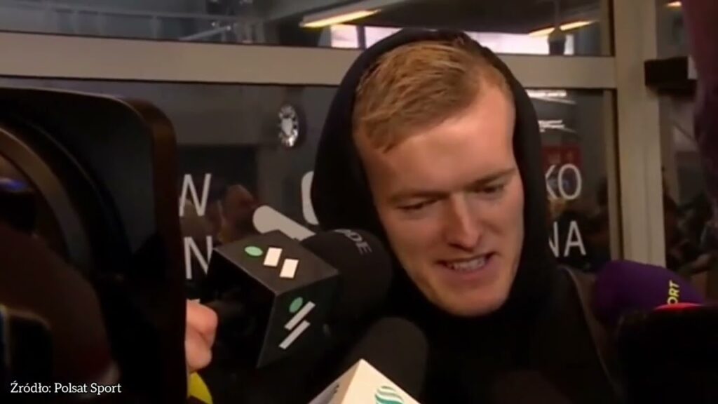Karol Świderski wywiad po meczu Walia - Polska