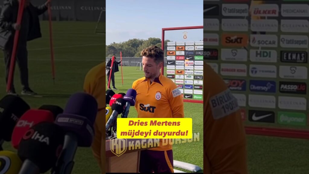 Dries Mertens müjdeyi böyle duyurdu!