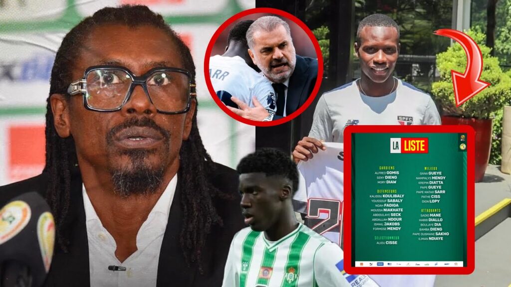 Liste Aliou Cissé Sénégal vs Congo, Assan Diao Surprise, Iby Lu milieu défensif talentueux 🇸🇳🇧🇷