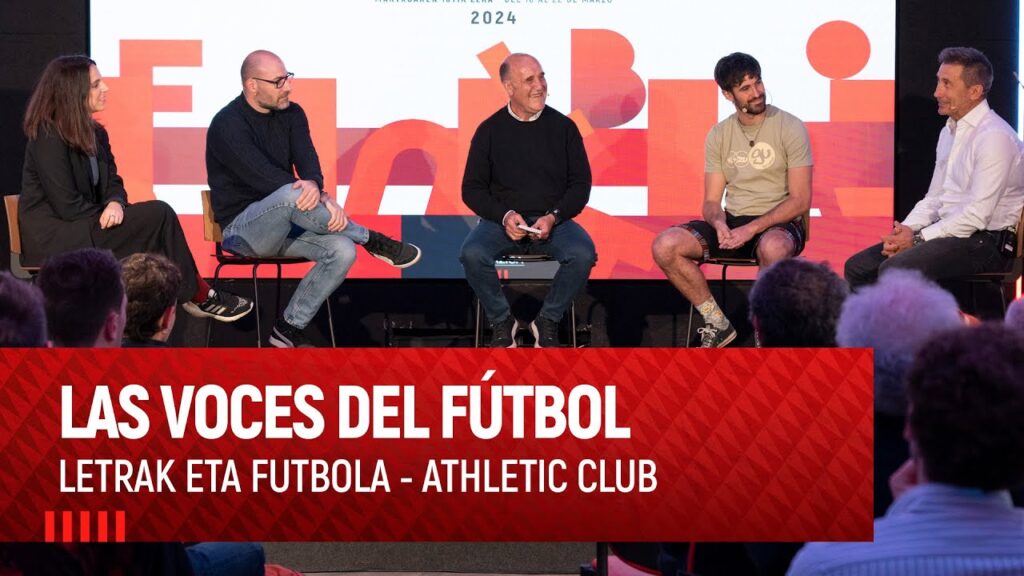 Carlos Martínez, Miguel Ángel Román, Andrea Segura & Julen Axpe I Athletic Club  I Narradores fútbol