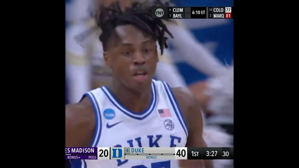 MARK MITCHELL DOWN BROADWAY 😈✈️ Duke vs JMU | 2nd Round #MarchMadness