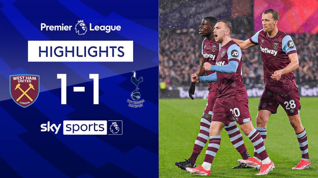 Spurs miss CHANCE to climb into TOP four! 😬 | West Ham 1-1 Spurs | Premier League Highlights